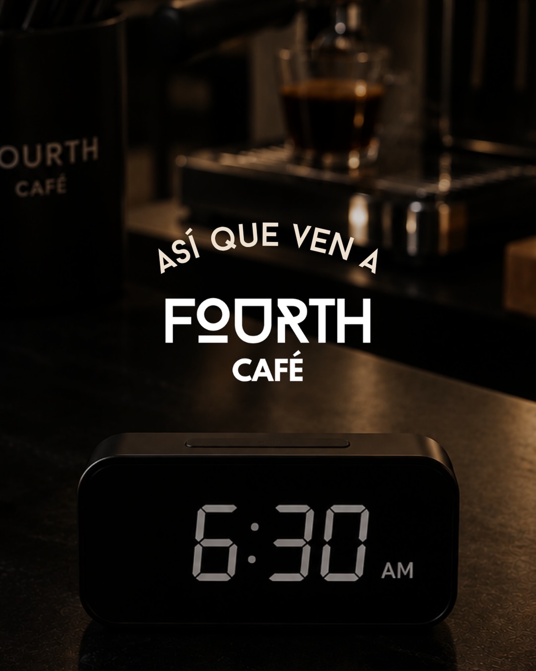 Café artesanal preparado al momento en Fourth Café